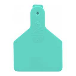 No-Snag Blank Calf ID Ear Tags Turquoise - Item # 16882