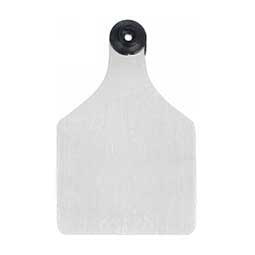 Universal 3-in Blank Large Cattle ID Ear Tags White/Black Center - Item # 16884