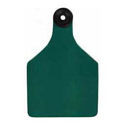 Universal 3-in Blank Large Cattle ID Ear Tags Green/White Center - Item # 16884