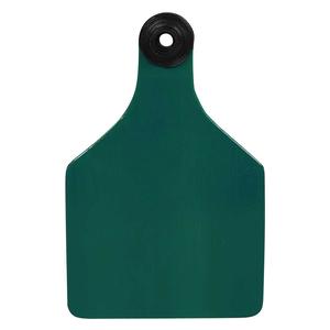 Universal 3-in Blank Large Cattle ID Ear Tags Green/White Center - Item # 16884