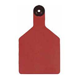 Universal 3-in Blank Large Cattle ID Ear Tags Red/White Center - Item # 16884