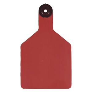 Universal 3-in Blank Large Cattle ID Ear Tags Red/White Center - Item # 16884