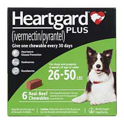 Heartgard Plus for Dogs 26-50 lbs 6 ct - Item # 168RX