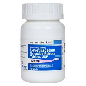 Levetiracetam Extended Release Tablets 500 mg 60 ct - Item # 1699RX