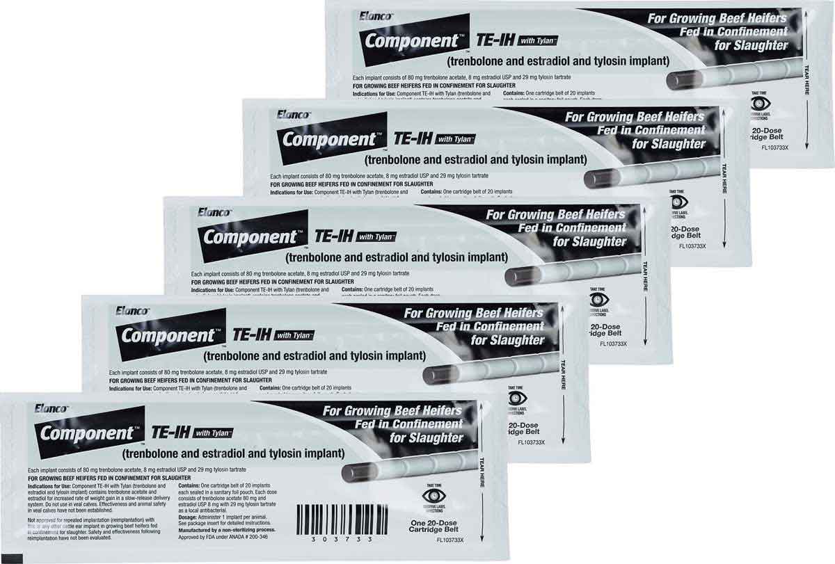 Component TE-IH with Tylan 100 dose - Item # 1703RX