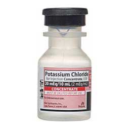 Potassium Chloride for Animal Use 20mEq/10 ml 1 ct - Item # 1719RX