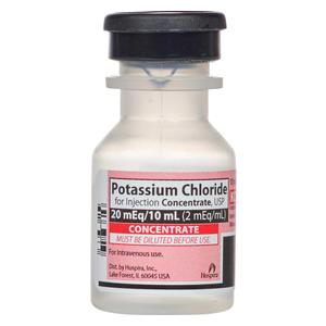 Potassium Chloride for Animal Use 20mEq/10 ml 1 ct - Item # 1719RX