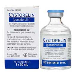 Cystorelin (GnRH) 50 ml 25 dose - Item # 1722RX