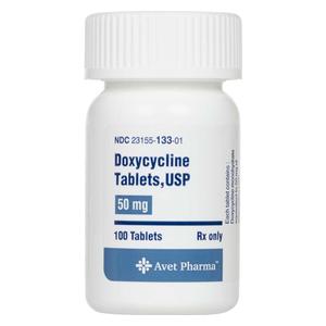 Doxycycline 50 mg Tablets 50 mg 100 ct - Item # 1724RX