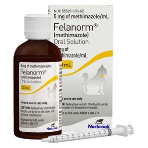 Felanorm (Methimazole) Oral Solution for Cats 100 ml - Item # 1728RX