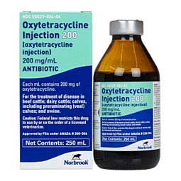 Oxytetracycline Injection 200 for Cattle and Swine 250 ml - Item # 1731RX
