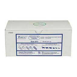 Veterinary Size Gelatin Capsules 1/2 oz/1.9 x .8 in (100 ct) - Item # 17375
