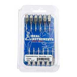Stainless Steel Hypodermic Needles 12 ct (16 ga x 1/2'') - Item # 17394