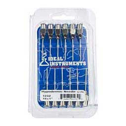 Stainless Steel Hypodermic Needles 12 ct (18 ga x 1'') - Item # 17406