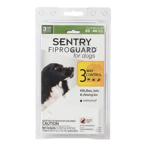 Sentry FiproGuard for Dogs 3 doses (23-44 lbs) - Item # 17421