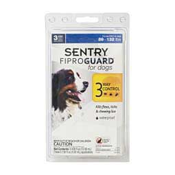 Sentry FiproGuard for Dogs 3 pk (89-132 lbs) Blue - Item # 17423