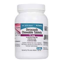 Deracoxib Chewable Tablets for Dogs 75 mg 90 ct - Item # 1751RX