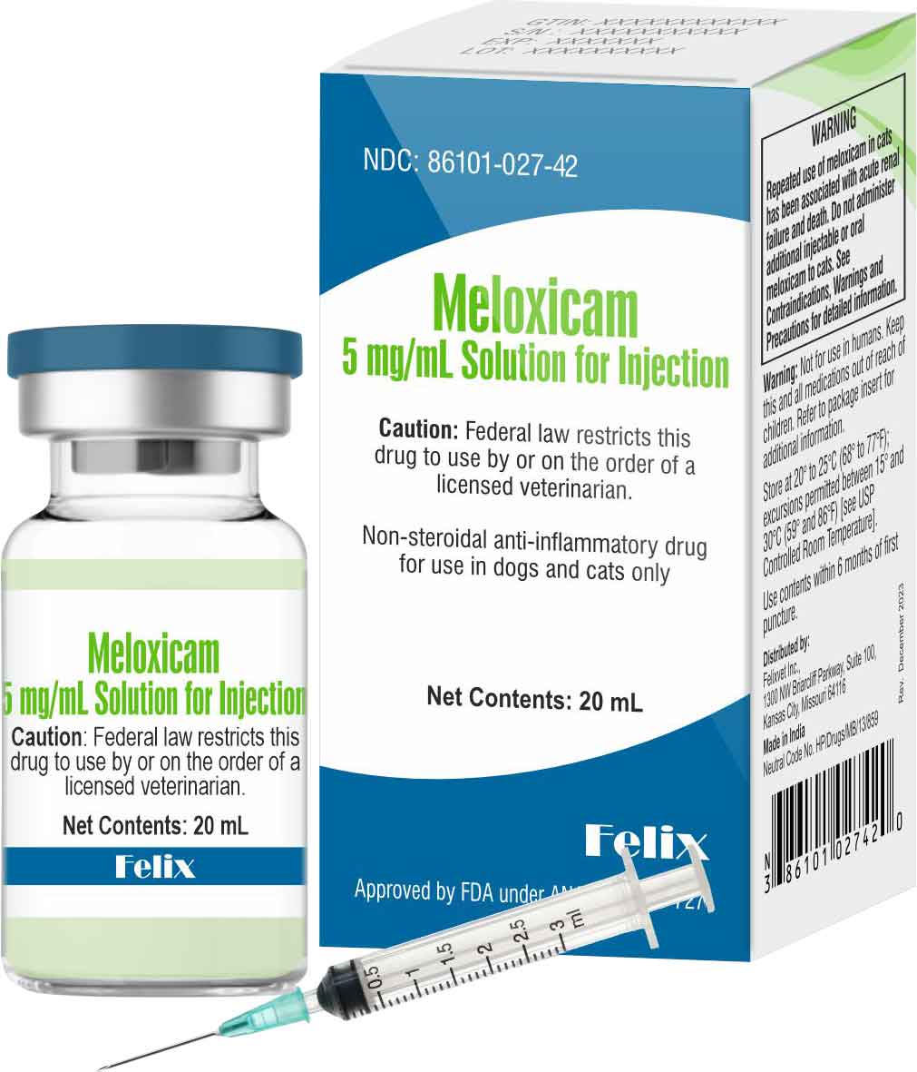 Valley Vet - Meloxicam Solution for Injection for Dogs and Cats Felix ...