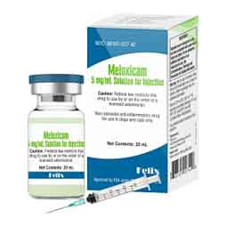 Meloxicam Solution for Injection for Dogs and Cats 5 mg/ml 20 ml - Item # 1755RX