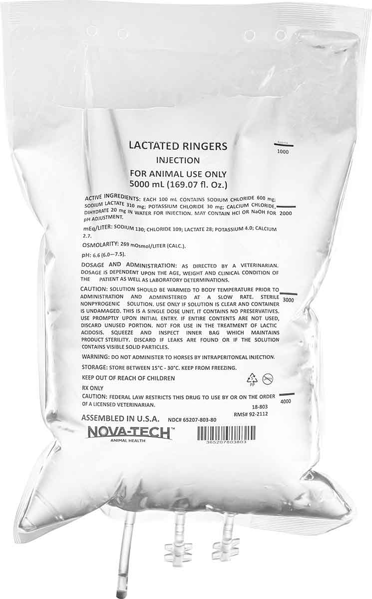 Valley Vet - Lactated Ringers Injection for Animal Use Nova-Tech - Safe ...