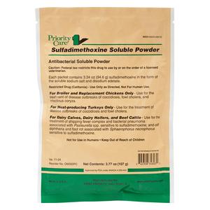 Sulfadimethoxine for Cattle, Chickens and Turkeys 107 gm - Item # 1761RX