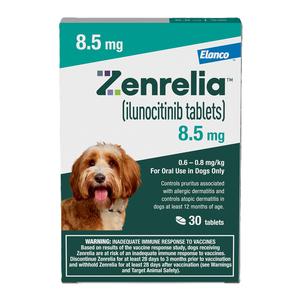 Zenrelia (ilunocitinib) Tablets for Dogs 8.5 mg 30 ct - Item # 1766RX