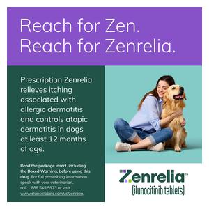 Zenrelia (ilunocitinib) Tablets for Dogs 15 mg 90 ct - Item # 1769RX