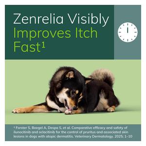 Zenrelia (ilunocitinib) Tablets for Dogs 15 mg 90 ct - Item # 1769RX