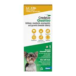Credelio Quattro for Dogs 3.3-6 lbs 1 ct - Item # 1771RX