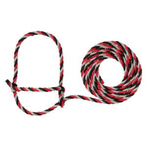 Cattle Poly Halter Black/Red/Gray - Item # 17731