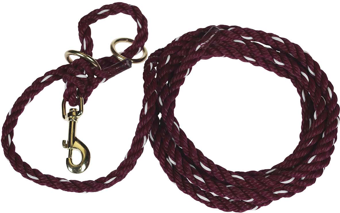 Weaver Leather Adjustable 1/2 Poly Livestock Cow Neck Rope with Lead