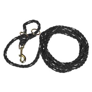 Livestock Adjustable Poly Neck Ropes Black/White - Item # 17732