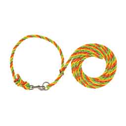 Livestock Adjustable Poly Neck Ropes Lime/Orange/Yellow - Item # 17732