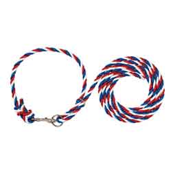Livestock Adjustable Poly Neck Ropes Blue/Red/White - Item # 17732
