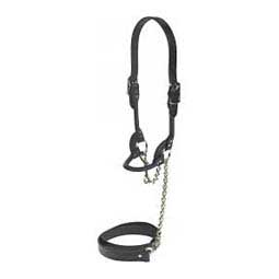 Round Leather Halter Black S (650-1000 lb calves) - Item # 17740