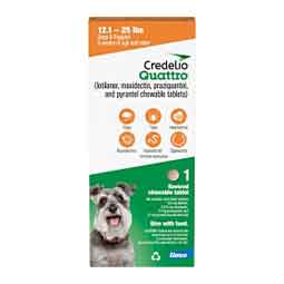 Credelio Quattro for Dogs 12.1-25 lbs 1 ct - Item # 1775RX