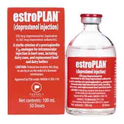 estroPLAN for Beef and Dairy Cattle 250 mcg/ml 100 ml - Item # 1784RX