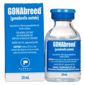 GONAbreed Injection for Livestock 20 ml 20 ds - Item # 1795RX