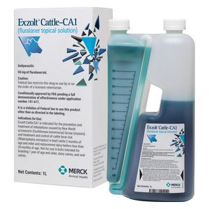 Exzolt Cattle-CA1 Pour-On for Beef and Dairy Cattle 1 liter - Item # 1810RX