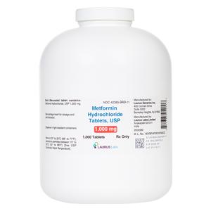 Metformin Hydrochloride Tablets 1,000 mg 1,000 ct - Item # 1813RX