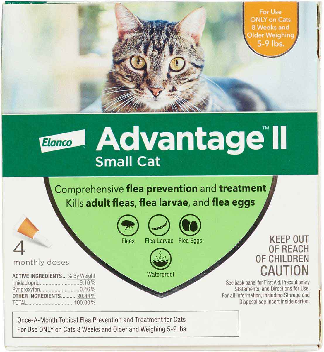 Advantage II for Cats Elanco Animal Health - Flea Tick Control | Pet