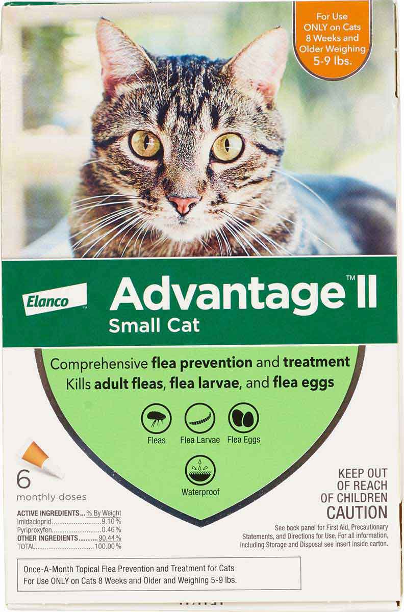 Advantage Ii Dosage Chart For Cats