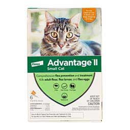 Advantage II for Cats 6 pk (cats 5-9 lbs) Orange - Item # 18145