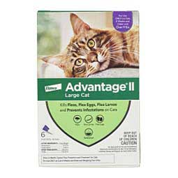 Advantage II for Cats 6 pk (cats over 9 lbs) Purple - Item # 18146