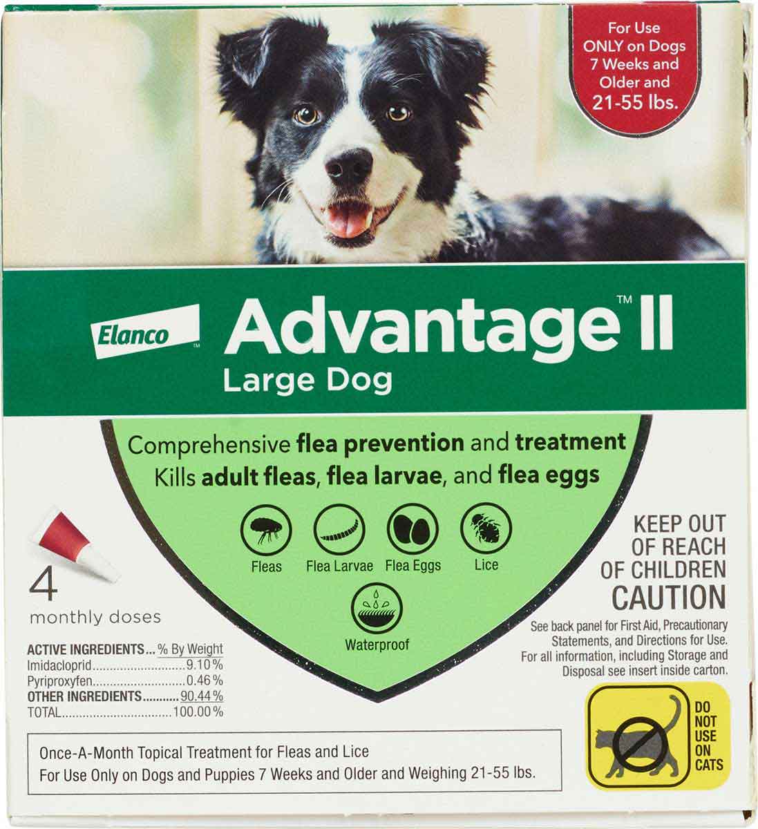 Advantage II for Dogs Elanco Animal Health - Flea Tick Control | Pet