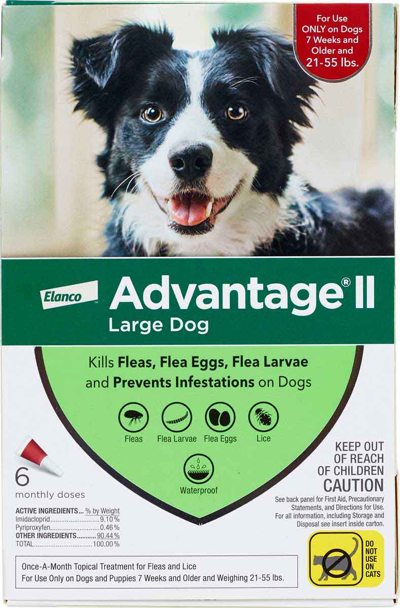 Advantage II for Dogs Elanco Animal Health - Flea Tick Control | Pet