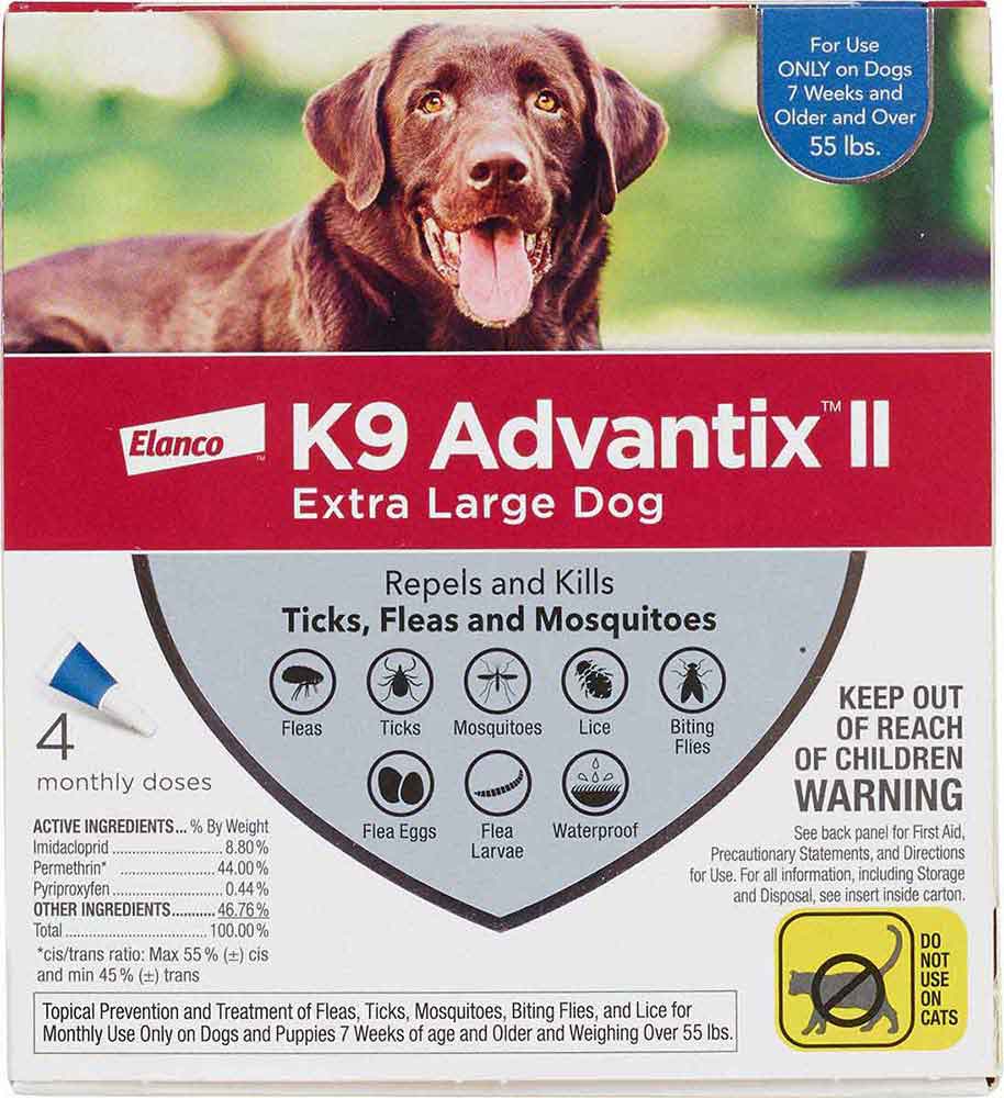 bayer k9 advantix ii extra large dog