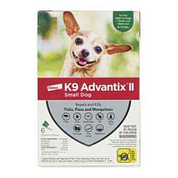 K9 Advantix II 6 doses (dogs 4-10 lbs) - Item # 18202