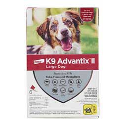 K9 Advantix II 6 doses (dogs 21-55 lbs) - Item # 18204