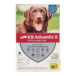 K9 Advantix II 6 pk (dogs over 55 lbs) Blue - Item # 18205
